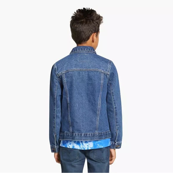 Levi’s Classic Trucker Denim Jacket Boys Large 12-13 - Picture 6 of 7
